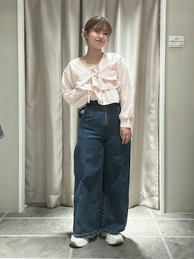 earth music&ecology officialさん（レディース・154cm）の春コーディネート