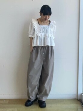 earth music&ecology officialさん（レディース・156cm）の春コーディネート