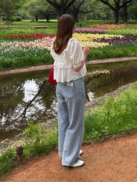 earth music&ecology officialさん（レディース・159cm）の春コーディネート