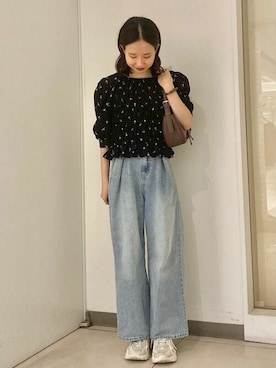 earth music&ecology officialさん（レディース・158cm）の春コーディネート