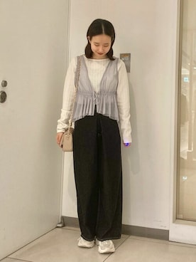 earth music&ecology officialさん(レディース・158cm)の春コーディネート