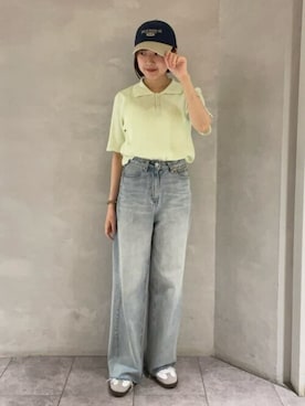 earth music&ecology officialさん（レディース・158cm）の夏コーディネート