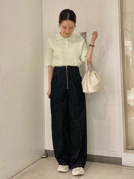 earth music&ecology officialさん（レディース・158cm）の夏コーディネート