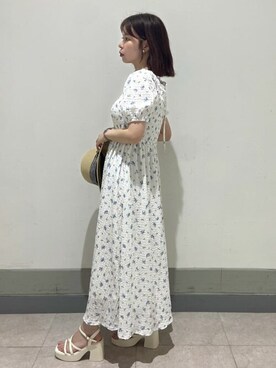 earth music&ecology officialさん（レディース・153cm）の夏コーディネート