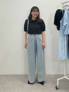 earth music&ecology officialさん(レディース・159cm)の夏コーディネート