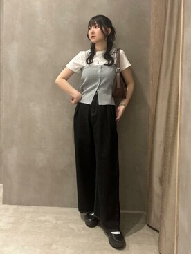 earth music&ecology officialさん(レディース・160cm)の夏コーディネート