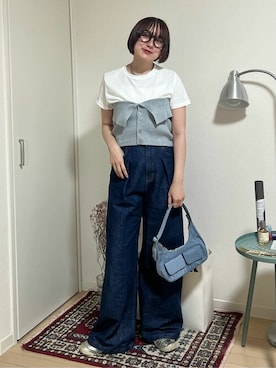 earth music&ecology officialさん(レディース・153cm)の夏コーディネート