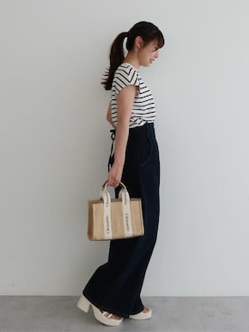 earth music&ecology officialさん（レディース・152cm）の夏コーディネート