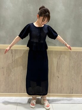 earth music&ecology officialさん（レディース・159cm）の夏コーディネート