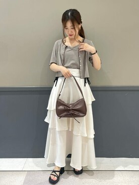 earth music&ecology officialさん（レディース・149cm）の夏コーディネート