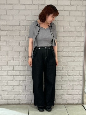 earth music&ecology officialさん（レディース・167cm）の夏コーディネート