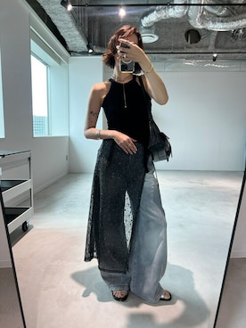 「ラップスカート」｜ERIKO24さん（レディース・164cm）の夏コーディネート
