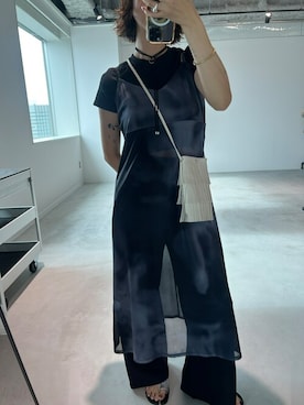「海」｜「アイテム（ワンピース/ドレス）」を使った、ERIKO24さん（レディース・164cm）の夏コーディネート