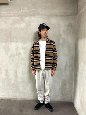 森 拓巳さん(メンズ・176cm)の冬コーディネート