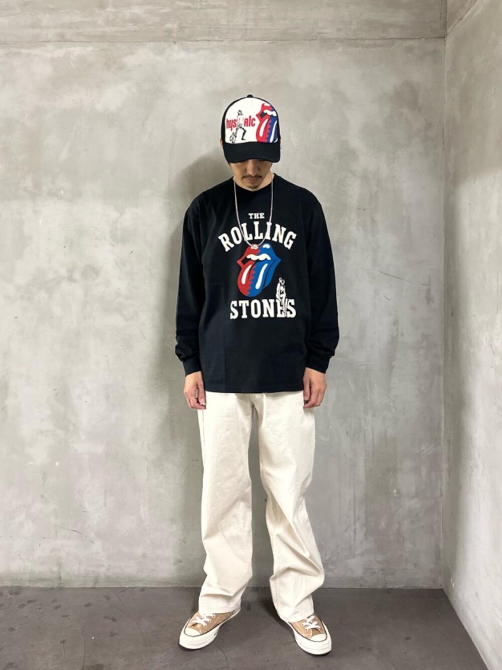 THE ROLLING STONES/HYS&STEEL WHEELSキャップ HYSTERIC GLAMOUR（ヒステリックグラマー）の「THE ROLLING
