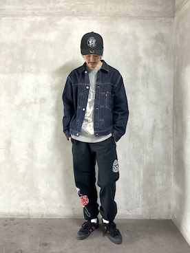 森 拓巳さん（メンズ・176cm）の冬コーディネート