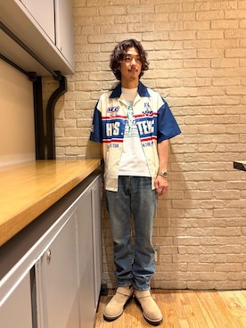 森 拓巳さん（メンズ・175cm）の夏コーディネート