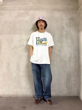 森 拓巳さん（メンズ・175cm）の夏コーディネート