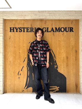 「HYSTERIC GLAMOUR」｜森 拓巳さん（メンズ・175cm）の夏コーディネート