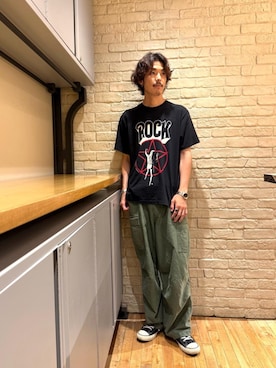 「アメカジ」｜森 拓巳さん（メンズ・175cm）の夏コーディネート