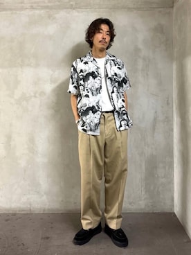 「HYSTERIC GLAMOUR（ヒステリックグラマー）のアイテム」を使った、森 拓巳さん（メンズ・175cm）の夏コーディネート