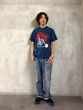 「HYSTERIC GLAMOUR（ヒステリックグラマー）のアイテム」を使った、森 拓巳さん（メンズ・175cm）の夏コーディネート