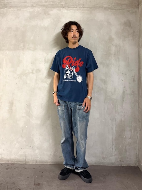 ヒステリックグラマー RIDE A MOTORCYCLE Tシャツ 半袖 HYSTERIC GLAMOUR tシャツ RIDE A MOTORCYCLE Tシャツ メンズ