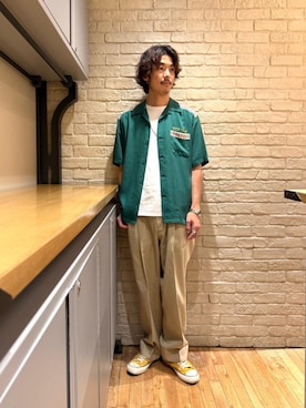 「HYSTERIC GLAMOUR（ヒステリックグラマー）のアイテム」を使った、森 拓巳さん（メンズ・175cm）の夏コーディネート