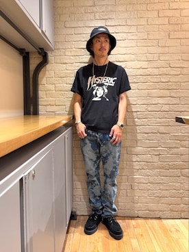 「ロック」｜「アイテム（ローファー）」を使った、森 拓巳さん（メンズ・175cm）の秋コーディネート