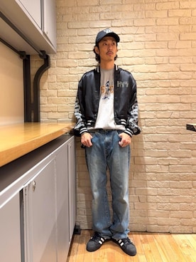 「HYSTERIC GLAMOUR（ヒステリックグラマー）のアイテム」を使った、森 拓巳さん（メンズ・175cm）の秋コーディネート