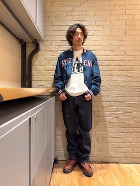 「HYSTERIC GLAMOUR（ヒステリックグラマー）のアイテム」を使った、森 拓巳さん（メンズ・175cm）の秋コーディネート