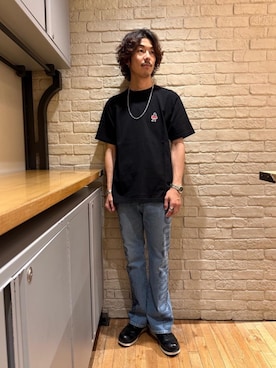 「HYSTERIC GLAMOUR（ヒステリックグラマー）のアイテム」を使った、森 拓巳さん（メンズ・175cm）の秋コーディネート