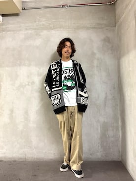 森 拓巳さん（メンズ・175cm）の秋コーディネート