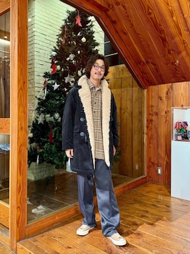 森 拓巳さん（メンズ・175cm）の冬コーディネート