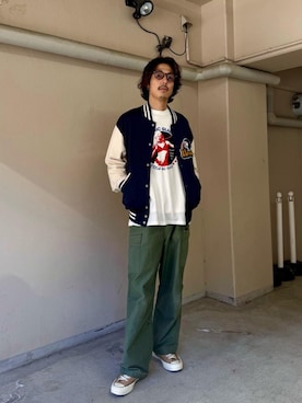 森 拓巳さん（メンズ・175cm）の冬コーディネート