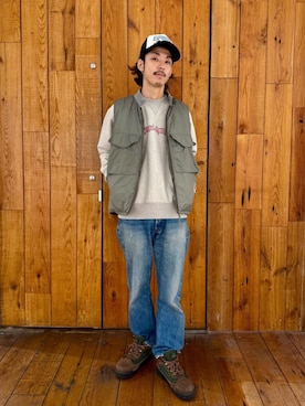 森 拓巳さん（メンズ・175cm）の冬コーディネート