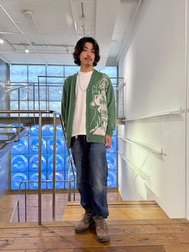 森 拓巳さん（メンズ・175cm）の冬コーディネート