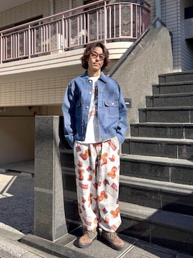 森 拓巳さん（メンズ・175cm）の冬コーディネート