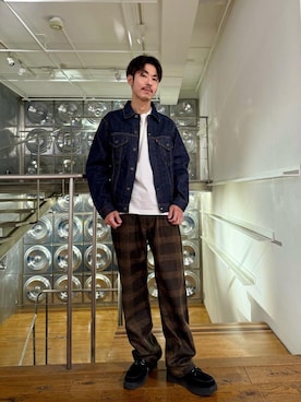 森 拓巳さん（メンズ・175cm）の冬コーディネート