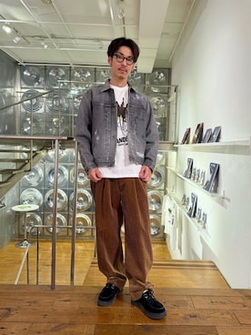 森 拓巳さん（メンズ・175cm）の冬コーディネート