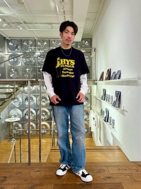 森 拓巳さん（メンズ・175cm）の冬コーディネート