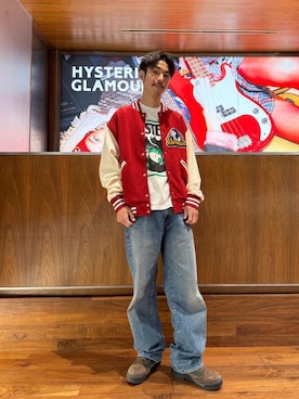 森 拓巳さん（メンズ・175cm）の冬コーディネート