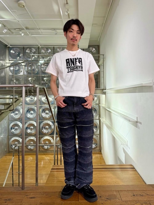 スクラッチフレアデニムパンツ(デニムパンツ)|HYSTERIC GLAMOUR スクラッチフレアデニムパンツ(デニムパンツ)|HYSTERIC GLAMOUR