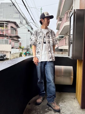森 拓巳さん(メンズ・175cm)の夏コーディネート