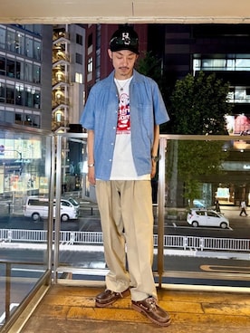 森 拓巳さん（メンズ・175cm）の夏コーディネート