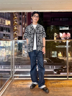 森 拓巳さん(メンズ・175cm)の夏コーディネート