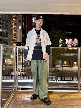 森 拓巳さん（メンズ・175cm）の夏コーディネート