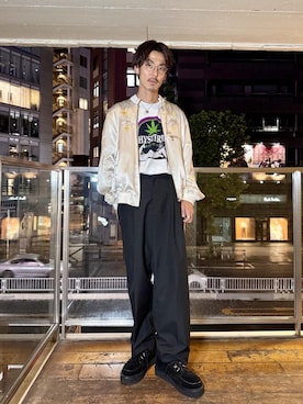森 拓巳さん（メンズ・175cm）の秋コーディネート