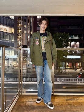 森 拓巳さん(メンズ・175cm)の秋コーディネート