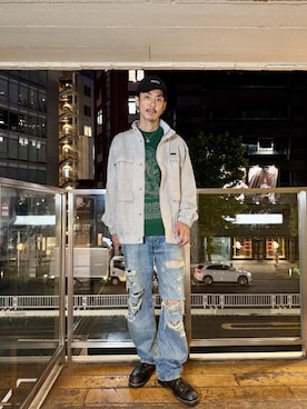 森 拓巳さん(メンズ・175cm)の秋コーディネート